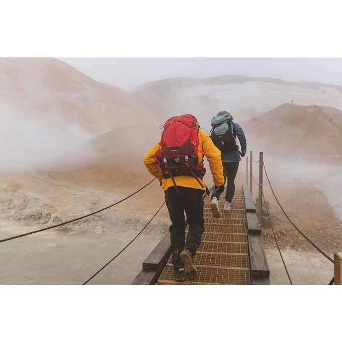 Osprey Stratos 24 Backpack Poinsettia Red - Afbeelding 2