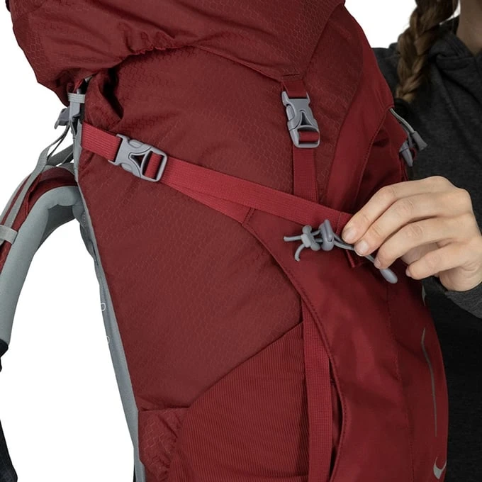 Osprey Ariel 55 Womens Backpack XS/S Claret Red - Afbeelding 16