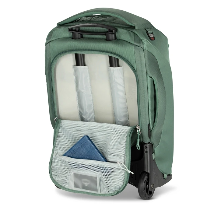 Osprey Sojourn Shuttle Wheeled Duffel 45L Koseret Green - Afbeelding 14